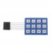 3pcs 4 x 3 Matrix Array 12 Key Keypad Keyboard Sealed Membrane 4 3 Button Pad with Sticker Switch