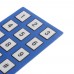 3pcs 4 x 3 Matrix Array 12 Key Keypad Keyboard Sealed Membrane 4 3 Button Pad with Sticker Switch