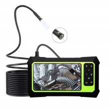 B315 5M 4 3 Inch LCD Display Screen 1080P Handheld Borescope Industrial 8mm Dual Camera Borescope with 6 LEDs