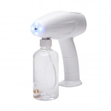 250ML Handheld Atomizing Sprayer USB Charging Wireless Nebulizers Disinfectant Fogger Blue  ray Nano Steam Sprayer with Touch Screen